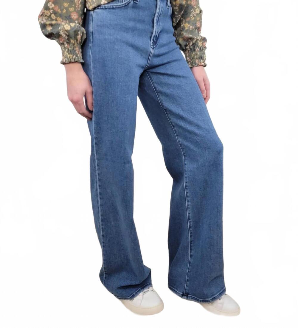 NEW JUST USA sonya wide leg jeans in medium wash